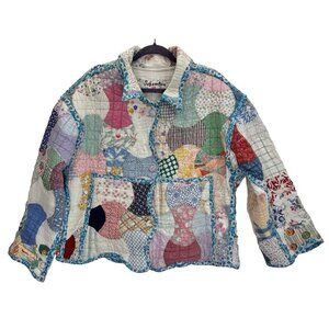 Handmade Apple Core Quilt Jacket Subcouture by Mentorsilly Size XL